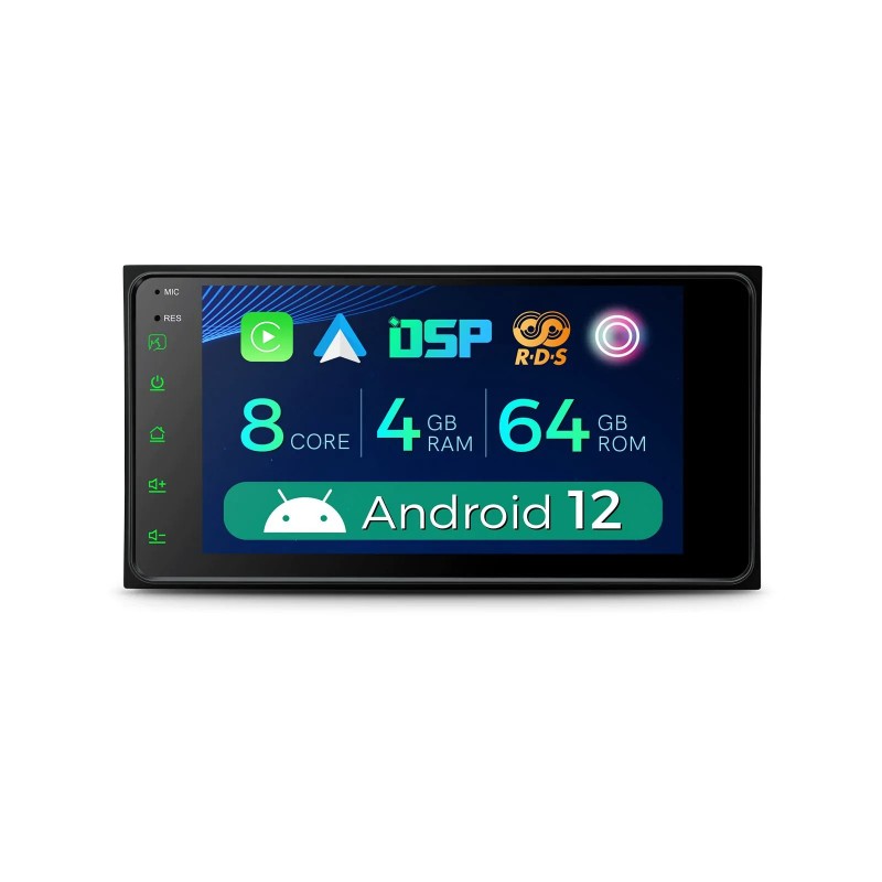 Radio Pantalla Android 12 GPS 7 para BMW E46 Carplay Mirrorlink