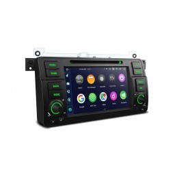 XTRONS Estéreo de coche para BMW E46 M3 Rover75 MG ZT, Android 12 Octa Core  4GB+64GB Radio de coche, 9 pulgadas IPS pantalla táctil navegación GPS